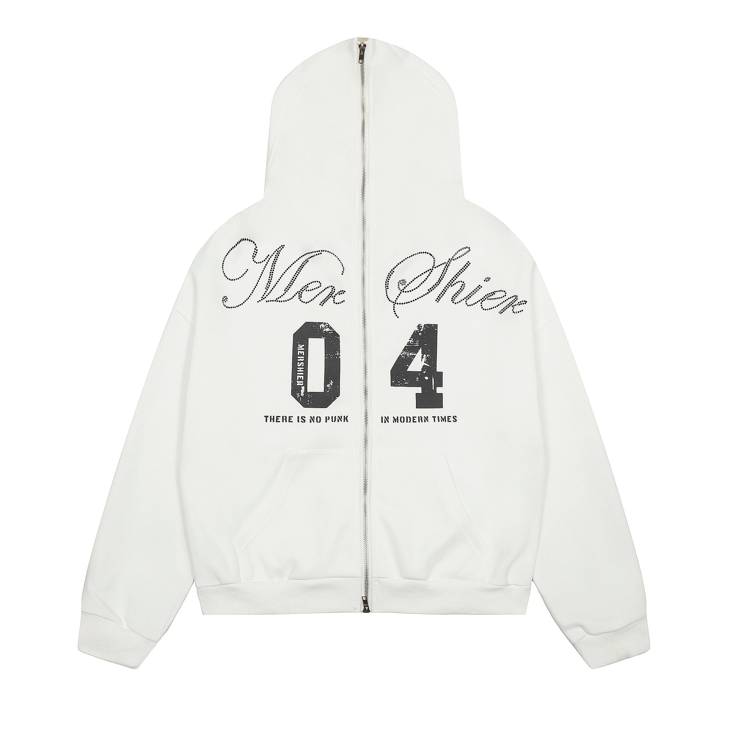 Omirad Punk-Script Zip Hoodie