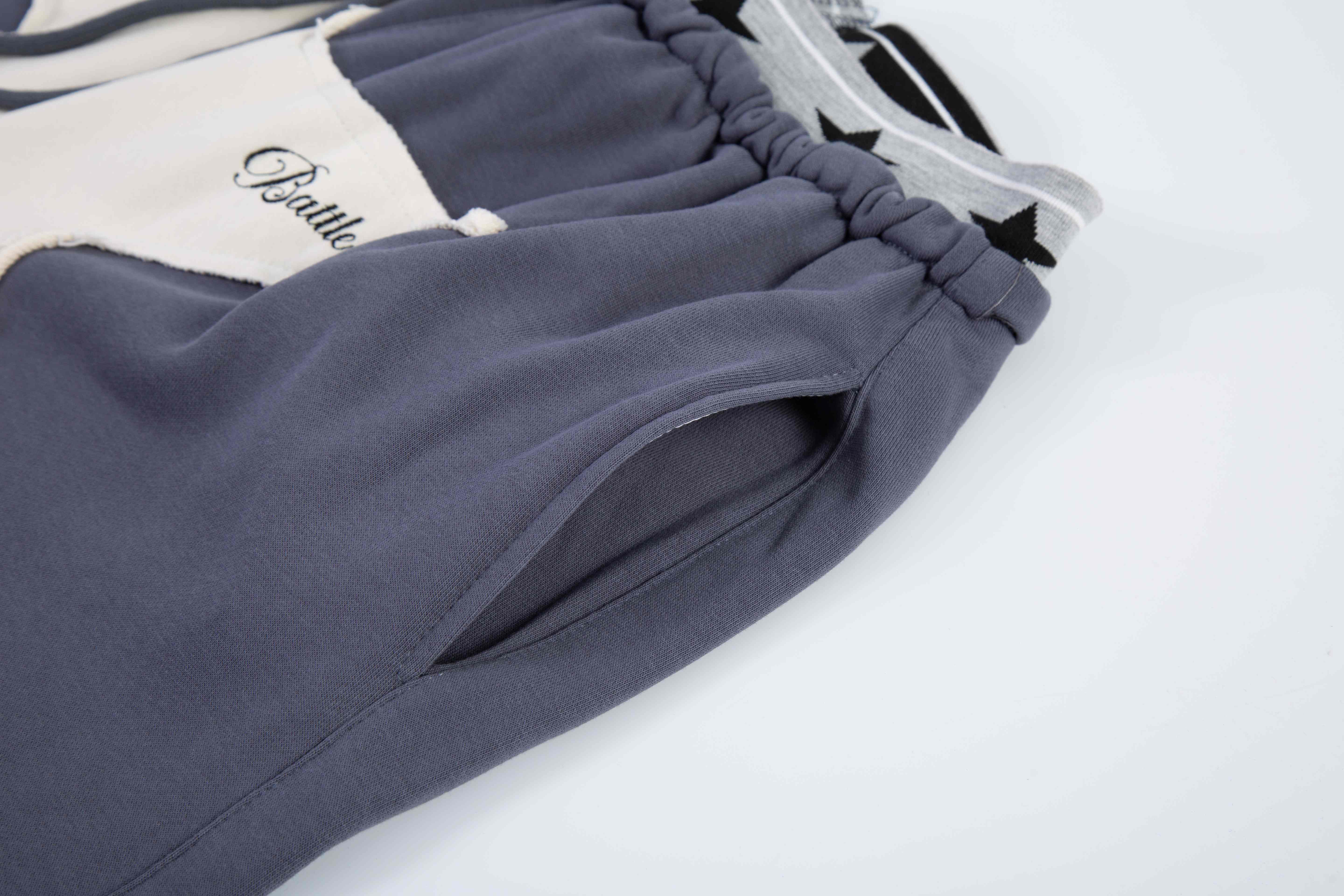 Omirad Star Patch Wide-Leg Sweatpants