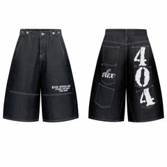 Omirad 404 Patchwork Denim Shorts