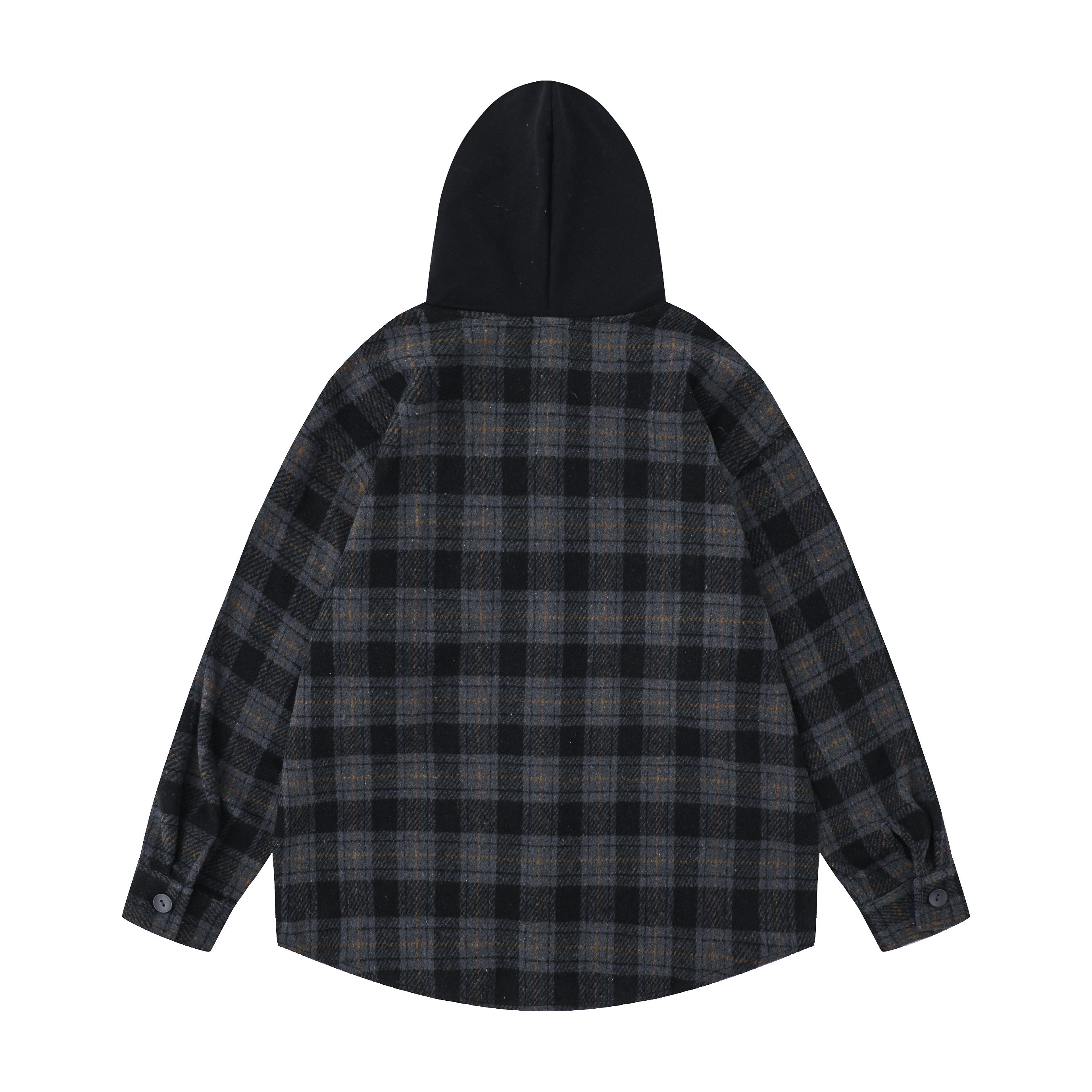 Omirad Hooded Flannel Overshirt
