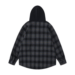 Omirad Hooded Flannel Overshirt