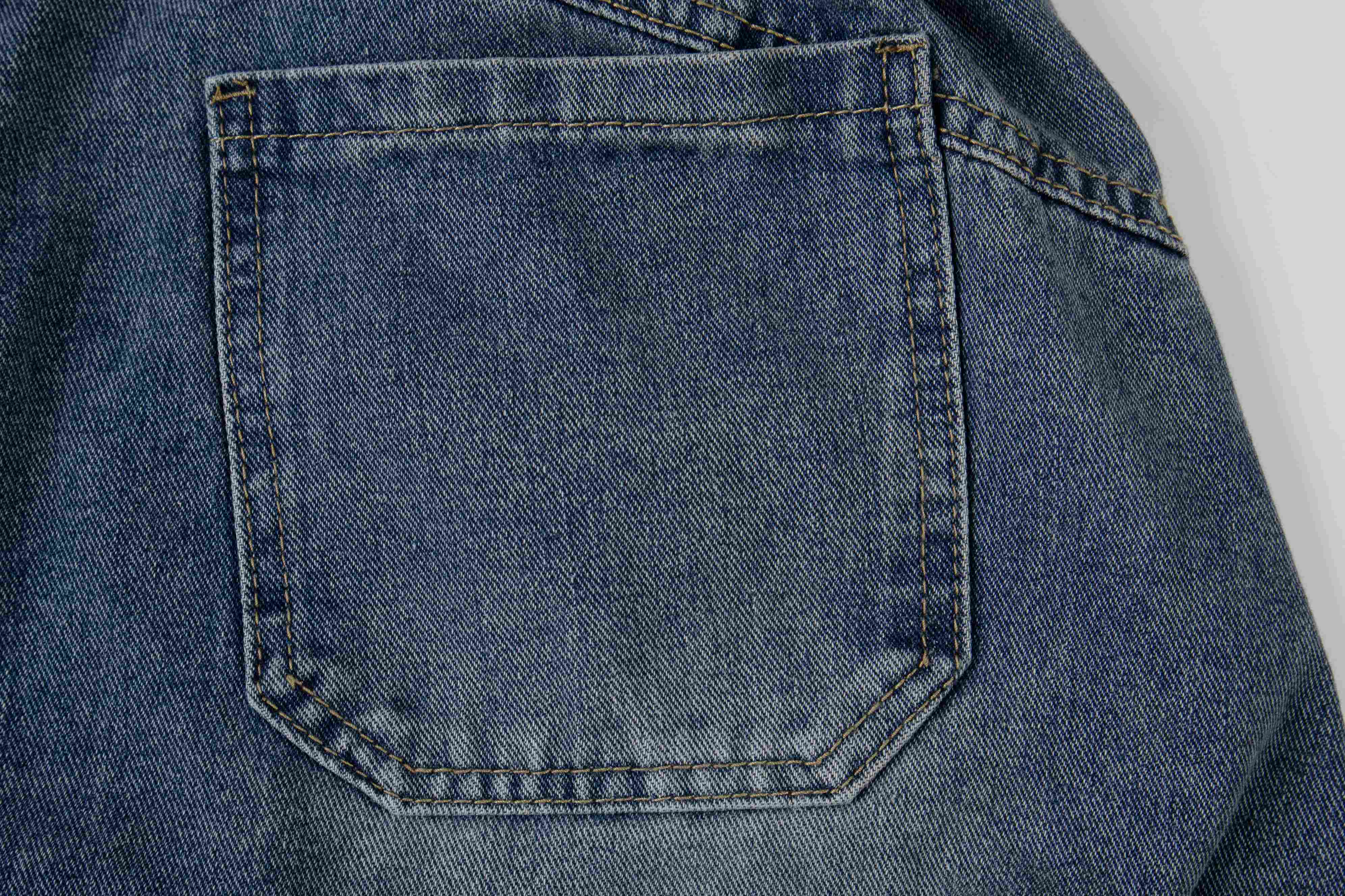 Omirad Layered Plaid Baggy Jeans