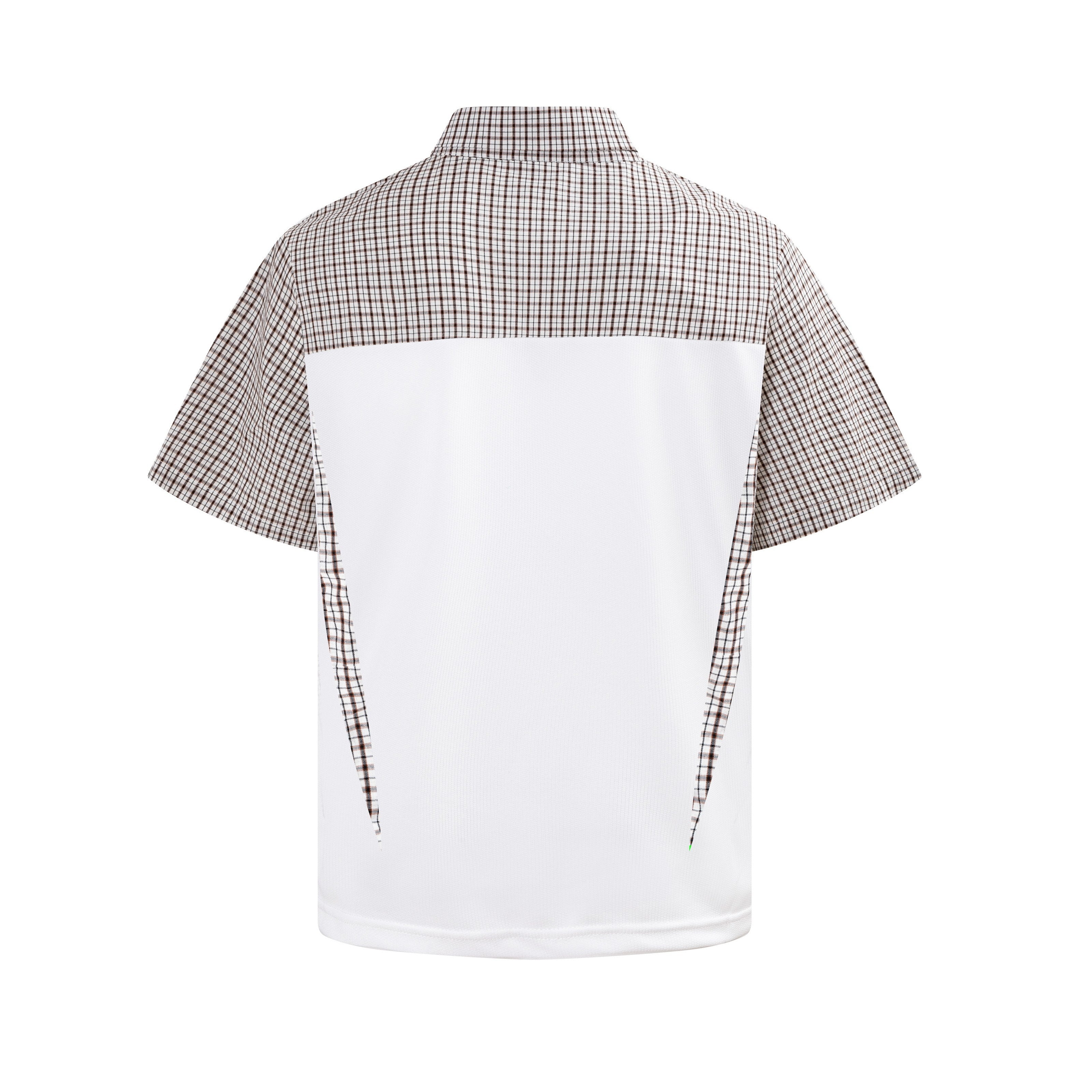 Omirad Vintage Plaid Panel Polo